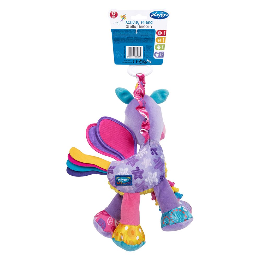 Playgro - Activity Friend Stella Unicorn Toy - Pink