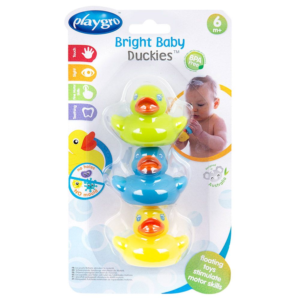 Playgro - Bright Baby Duckies Bath Toy