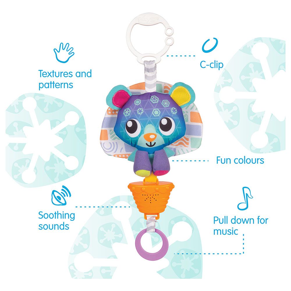 Playgro - Polar Pals Musical Pullstring Bear