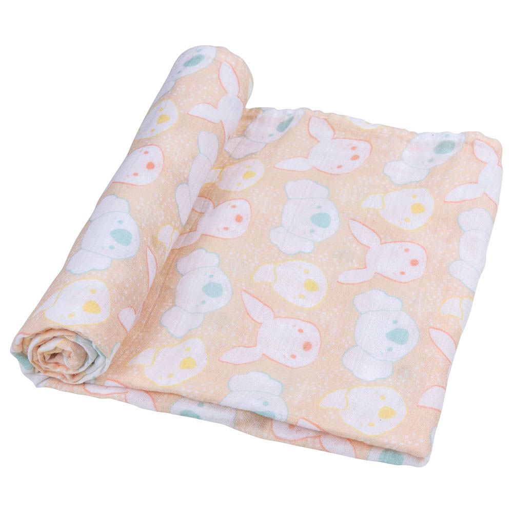 Playgro Home - Fauna Friends Muslin Swaddle Wrap - 3pcs