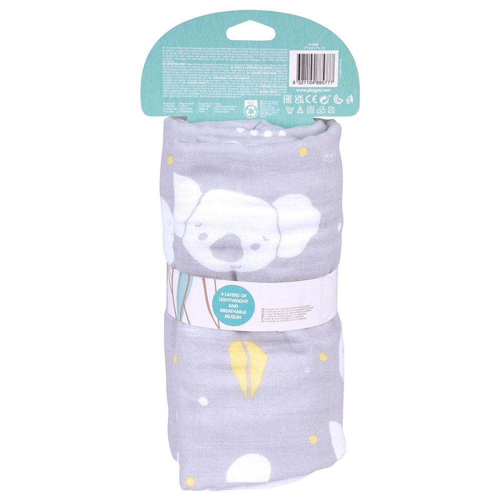 Playgro Home - Fauna Friends Muslin Pram Blanket - 70x70cm