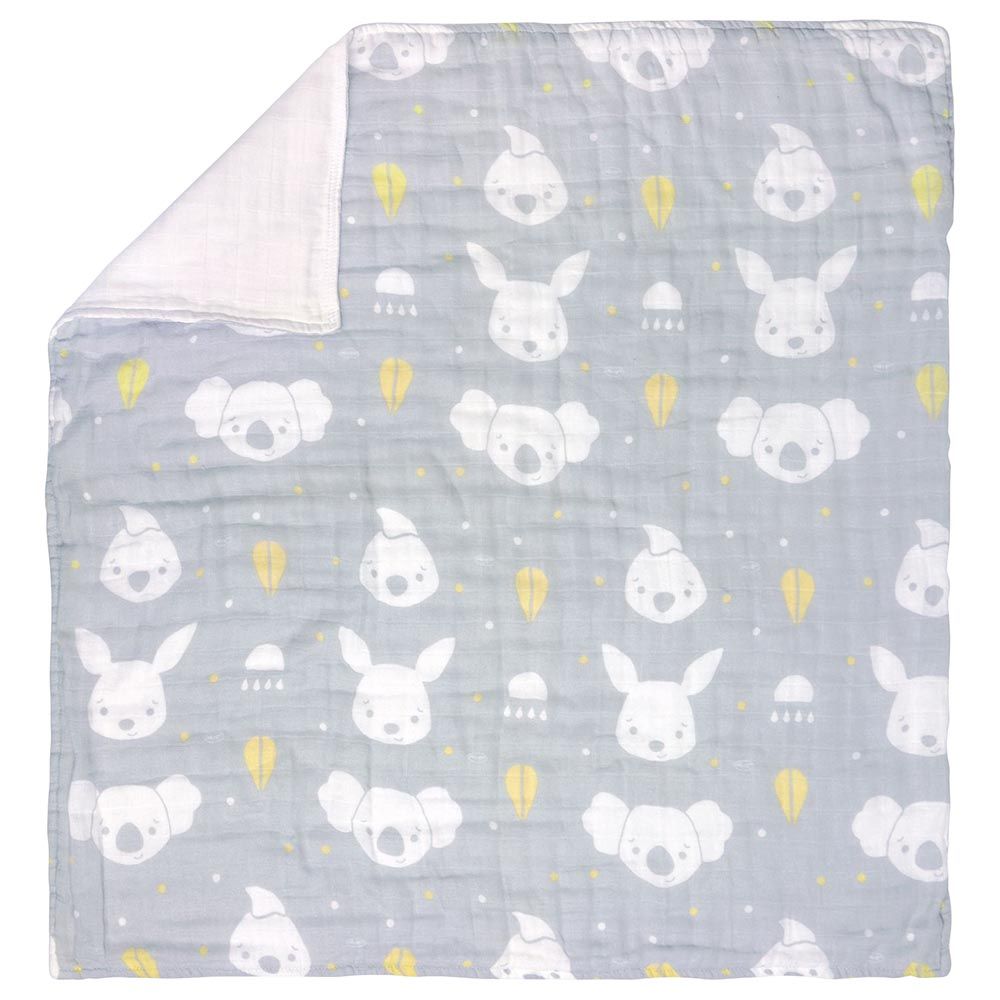 Playgro Home - Fauna Friends Muslin Pram Blanket - 70x70cm