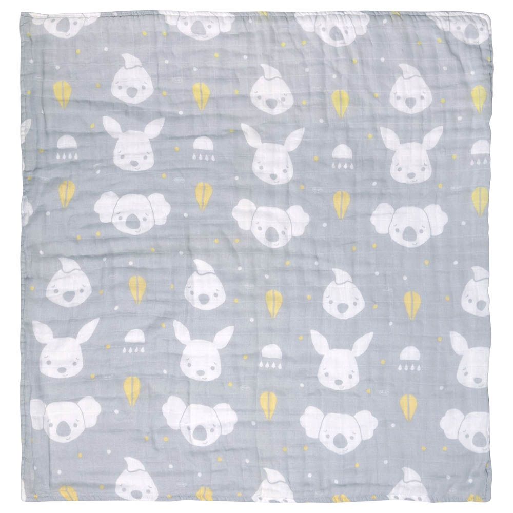 Playgro Home - Fauna Friends Muslin Pram Blanket - 70x70cm