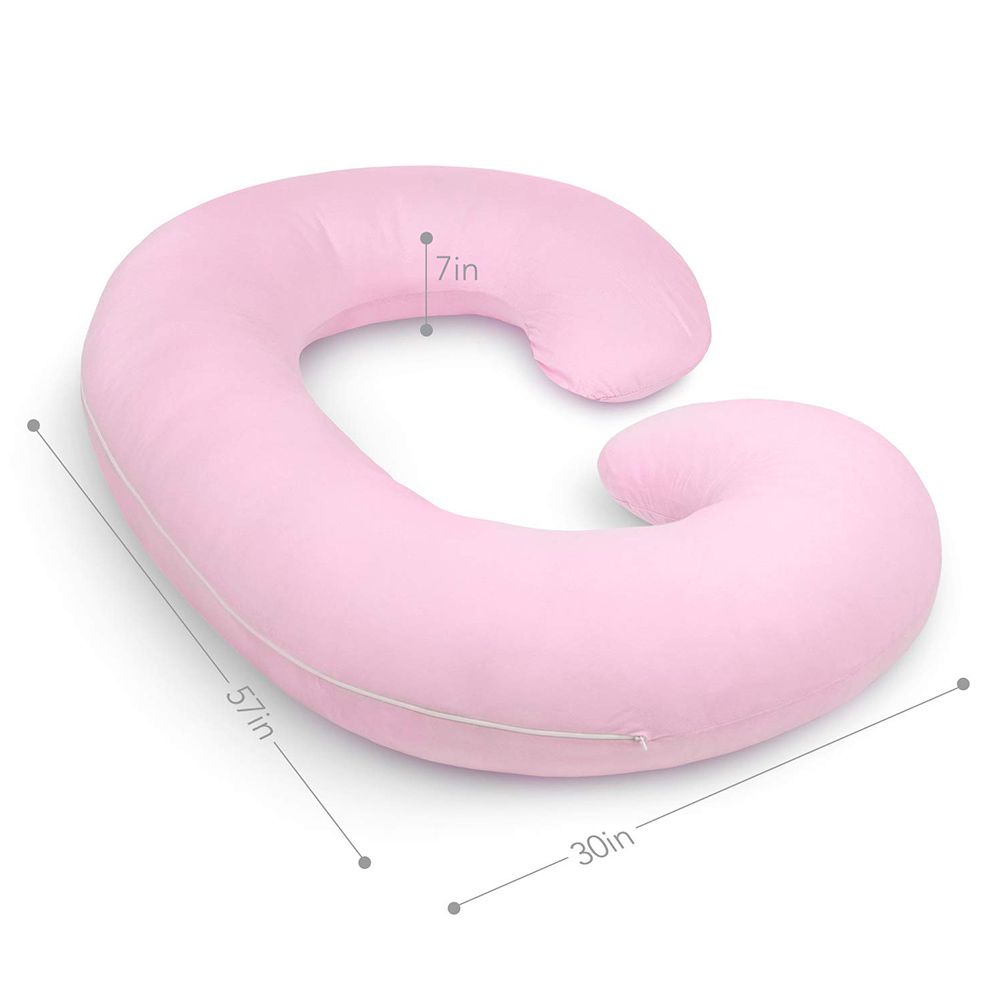 PharMeDoc - The CeeCee C-Shape Pregnancy Pillows - Pink