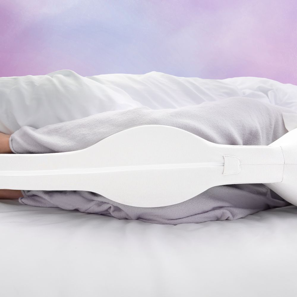 Snuz - Curve Pregnancy Support Pillow W/ Washable Cover - White