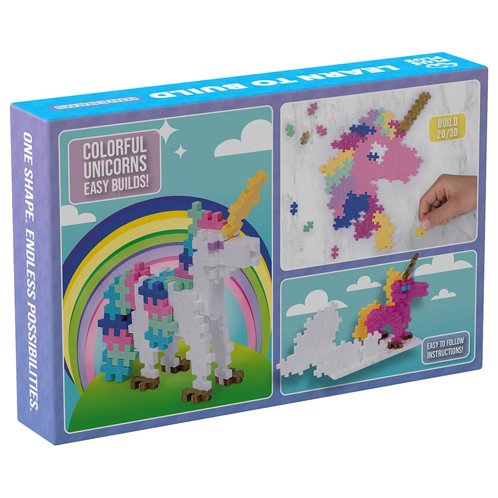 Plus Plus - Learn To Build Set - Unicorns