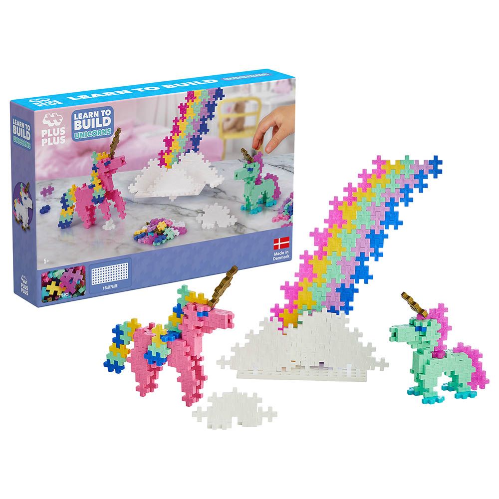 Plus Plus - Learn To Build Set - Unicorns