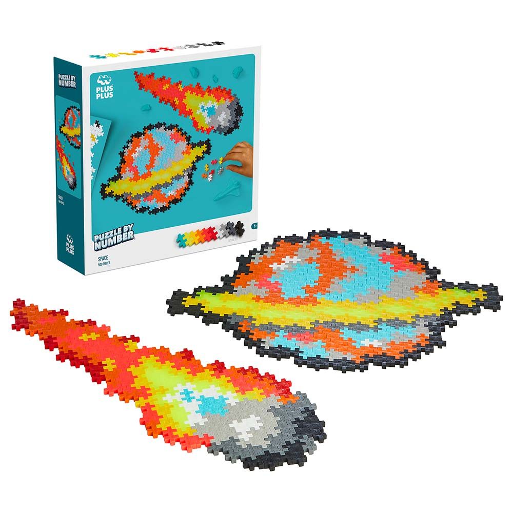 Plus Plus - Puzzle By Number Space - 500pcs