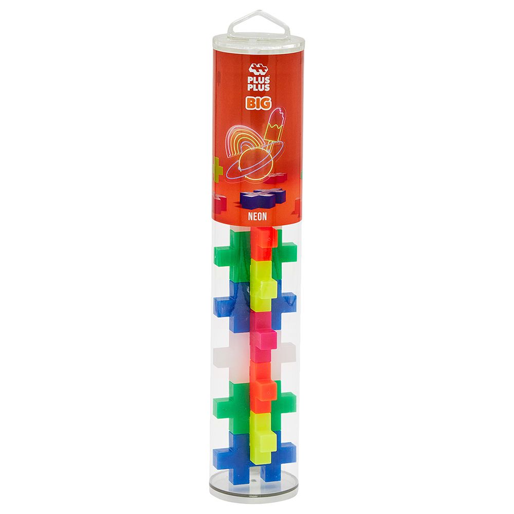 Plus Plus - Big Neon Tube - 15pcs