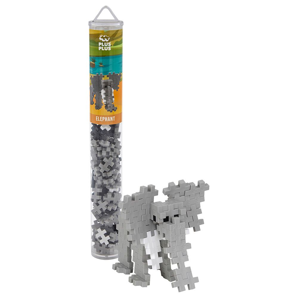 Plus Plus - Elephant Tube - 100pcs