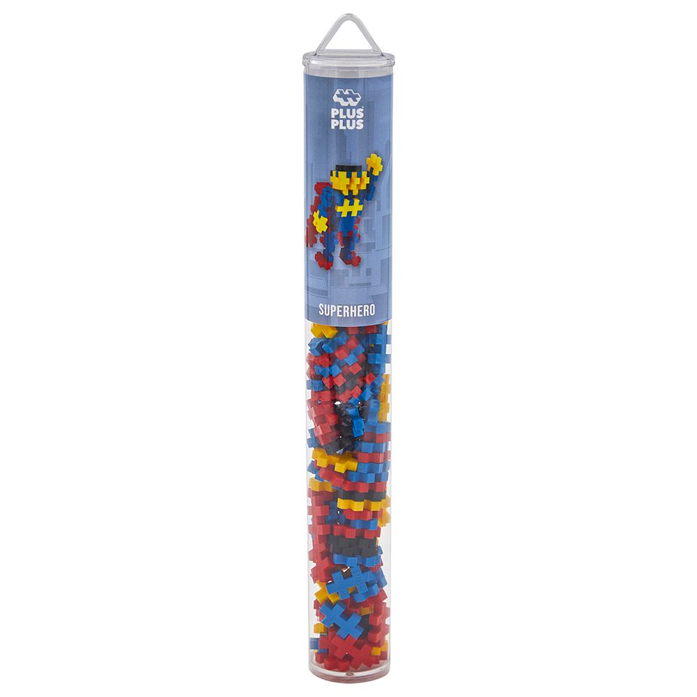 Plus Plus - Superhero Tube - 100pcs