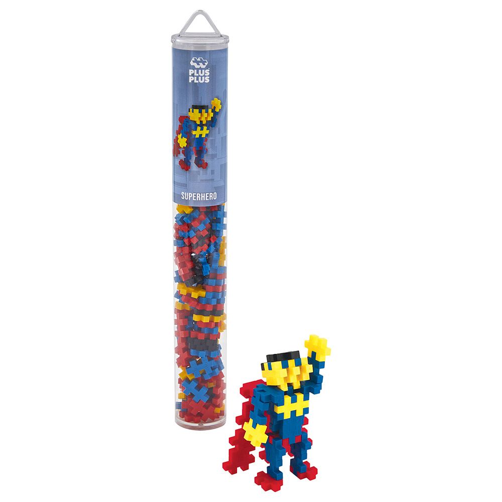 Plus Plus - Superhero Tube - 100pcs