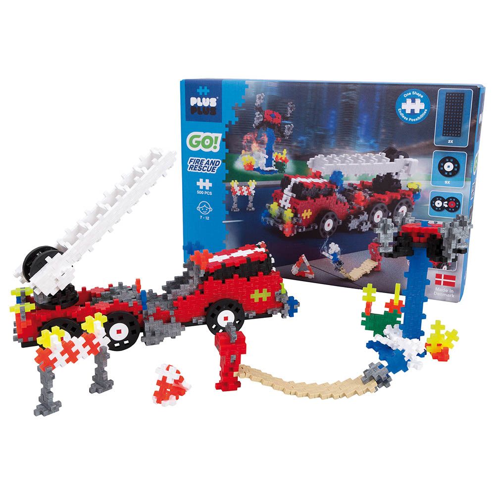 Plus Plus - Go Fire And Rescue Set