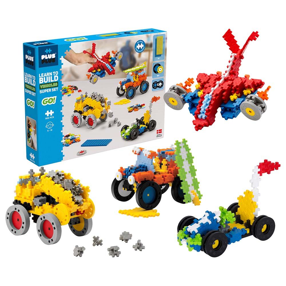 Plus Plus - Go Learn To Build Vehicles Super Set