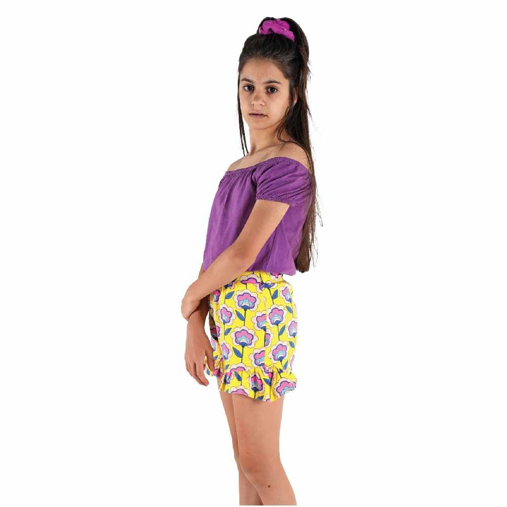 Aiko - Girls Crop Top & Floral Print Skirt