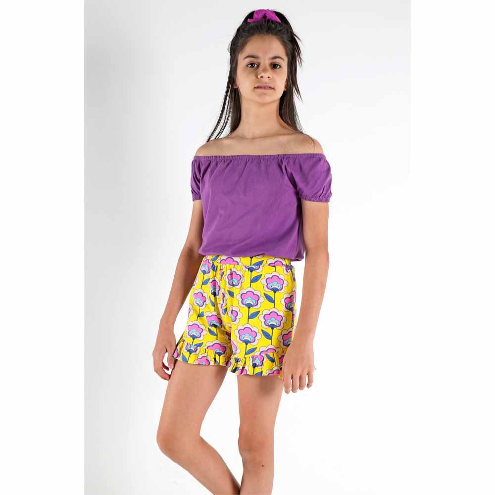 Aiko - Girls Crop Top & Floral Print Skirt