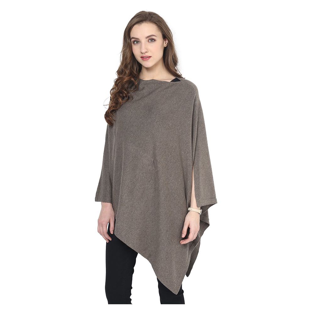 Pluchi - Maternity Poncho Rosette - Grey