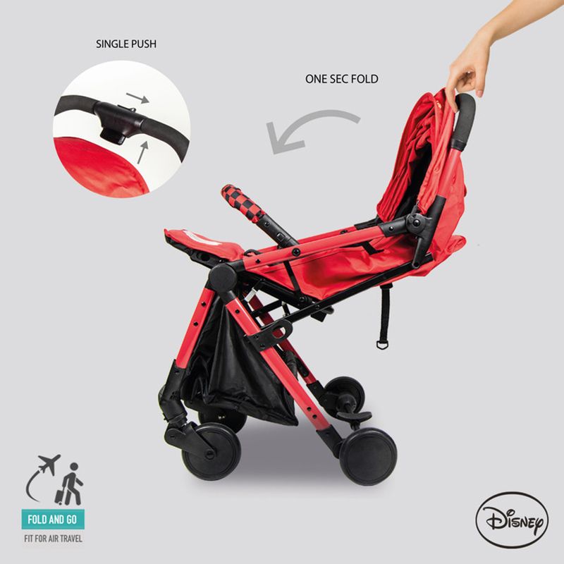 Disney - Cars Lightning McQueen Travel Stroller