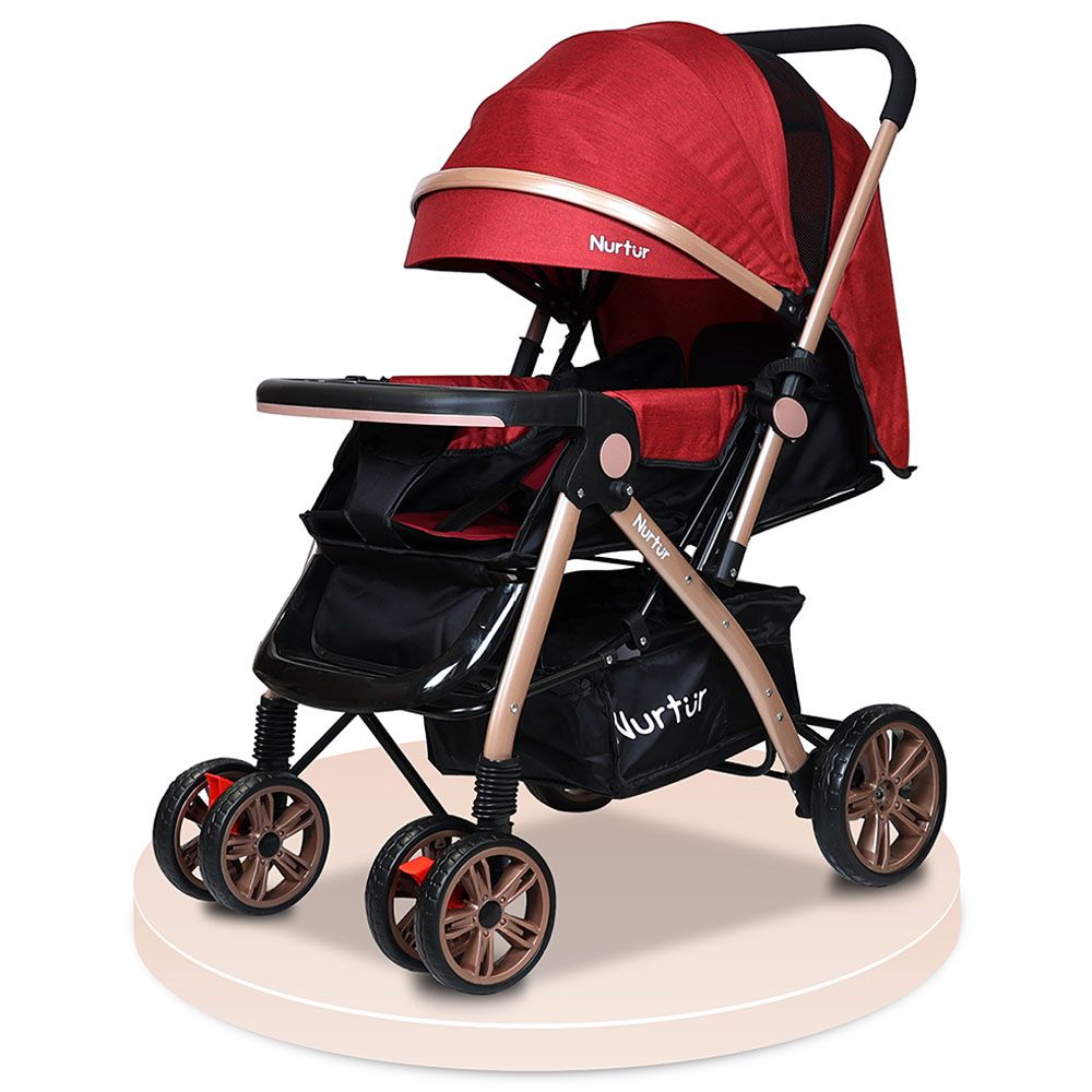 Nurtur - Wilder Travel Stroller - Red