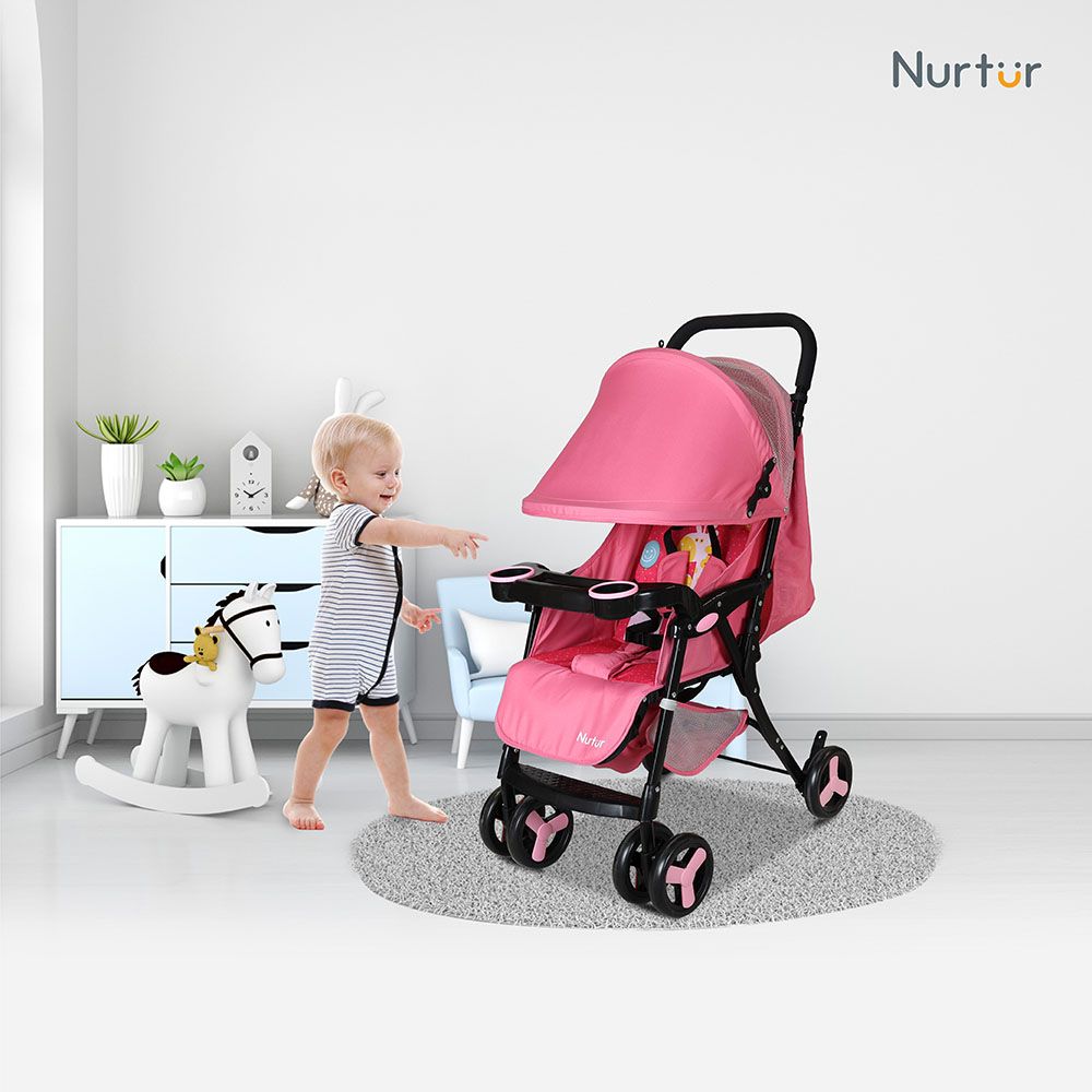 Nurtur - Ryder Lightweight Stroller - Pink