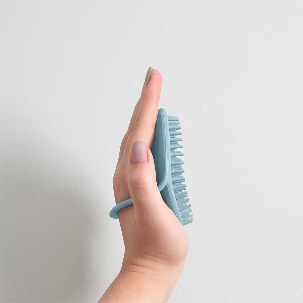 Shnuggle - Baby Bath Silicone Brush - Blue