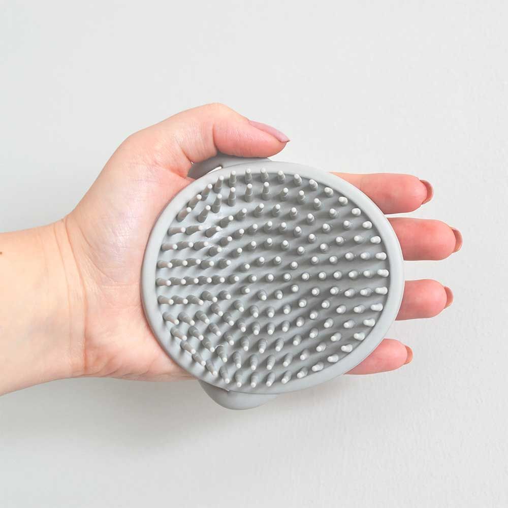 Shnuggle - Baby Bath Silicone Brush - Grey