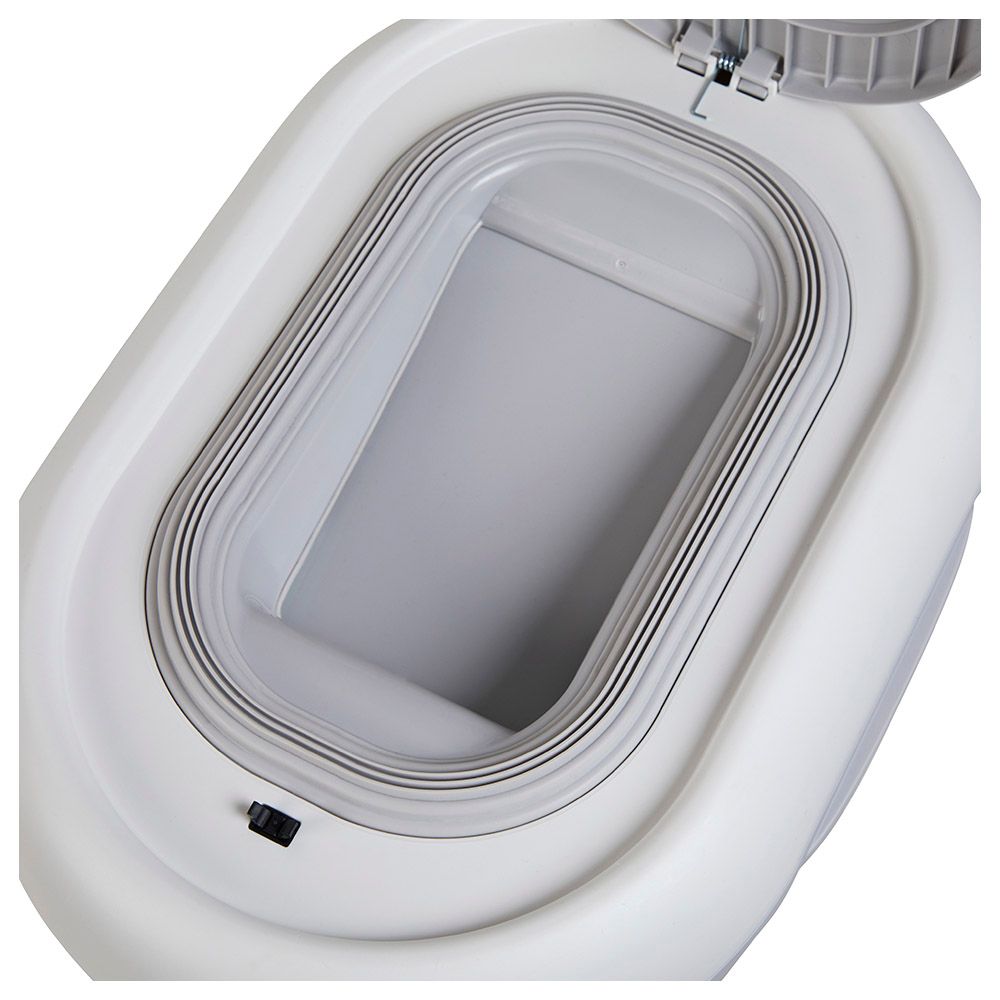 Shnuggle - Eco Touch Nappy Bin W/ Dual Seal Airlock - White