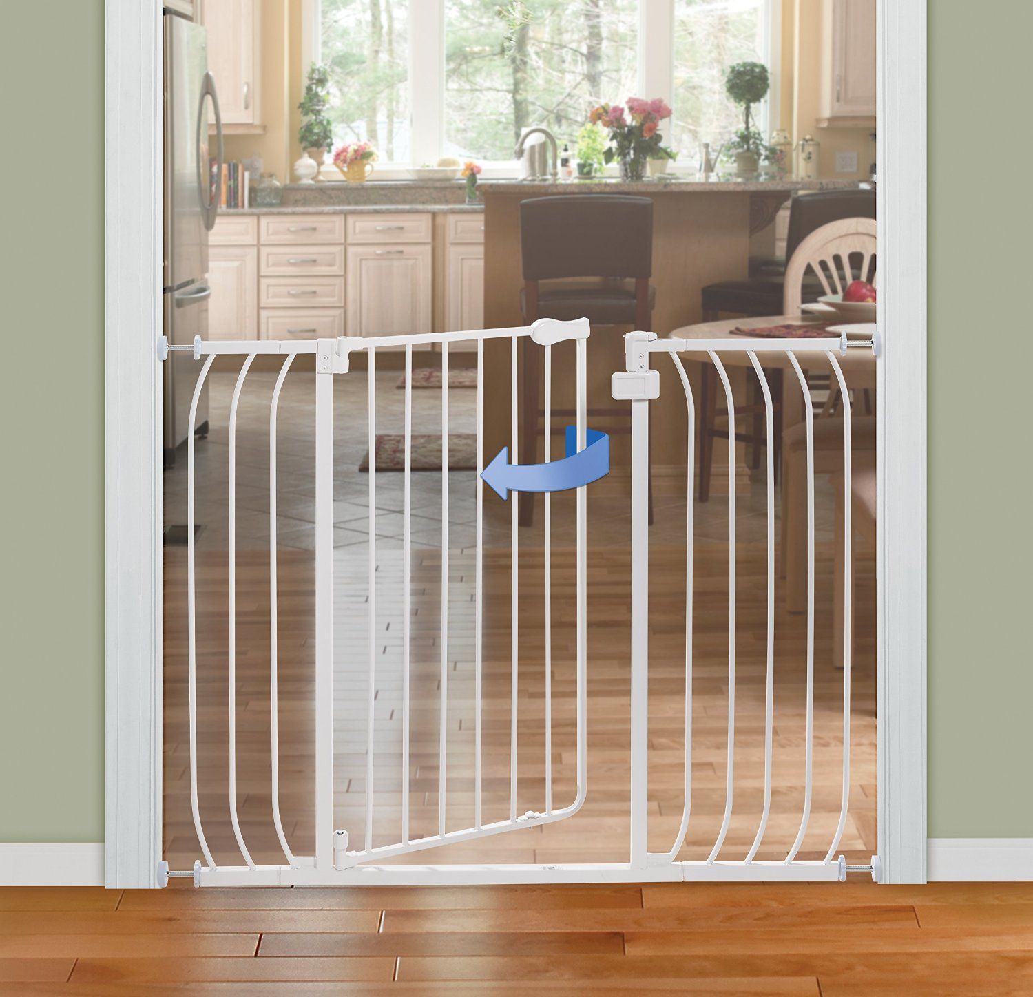 Summer Infant, Multi-Use Extra Tall Walk-Thru Gate - White