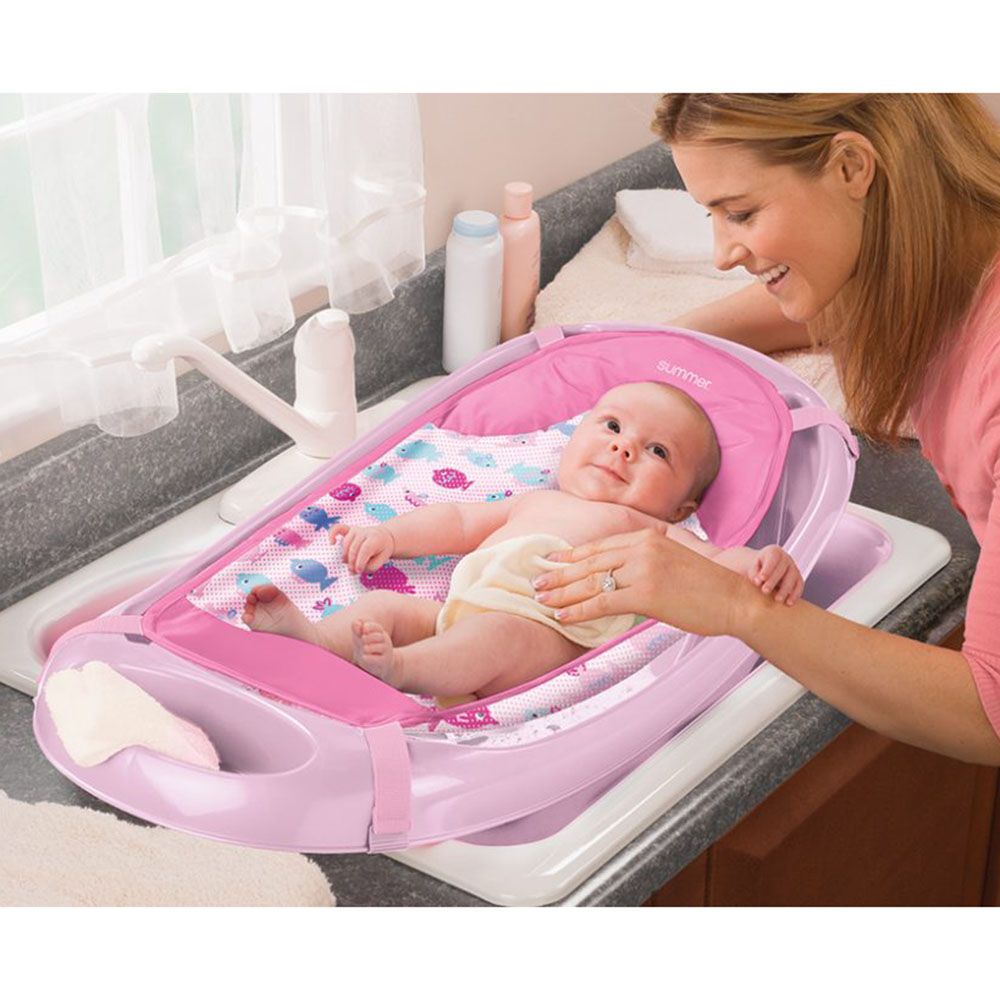 Summer Infant - Splish 'n Splash Baby Bath Tub - Pink