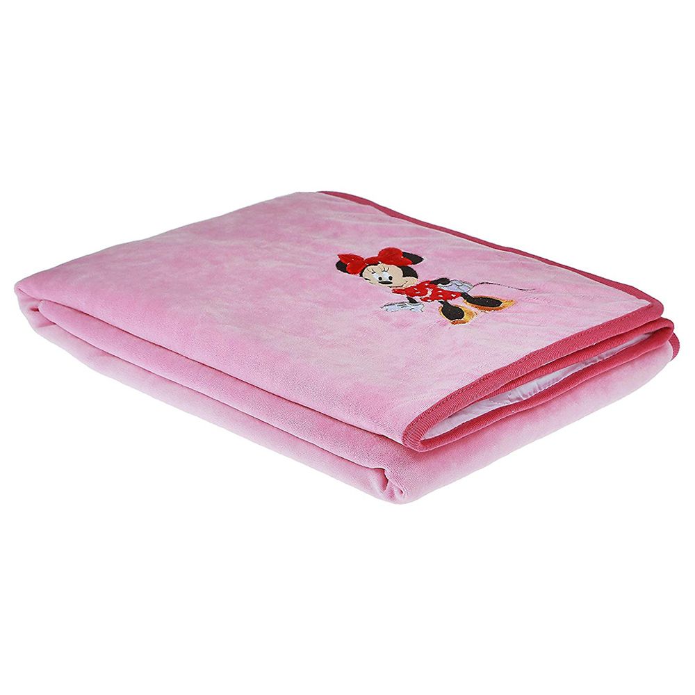 Minnie - Velvet Blanket - Pink