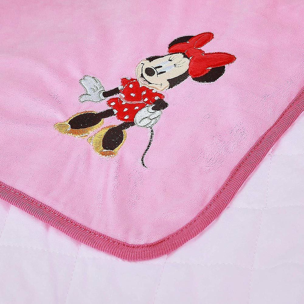 Minnie - Velvet Blanket - Pink