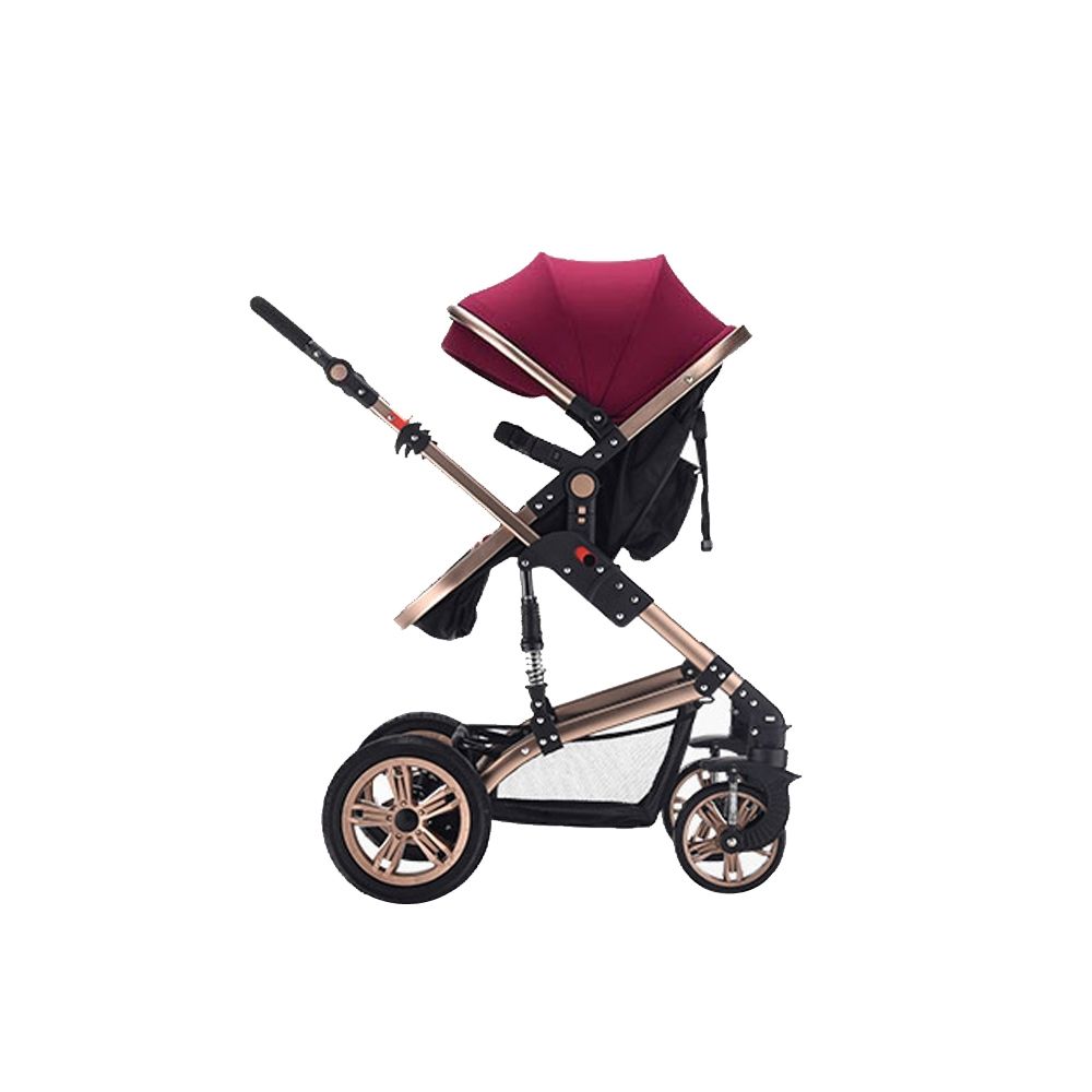 Teknum - 3 in 1 Pram Stroller - Wine