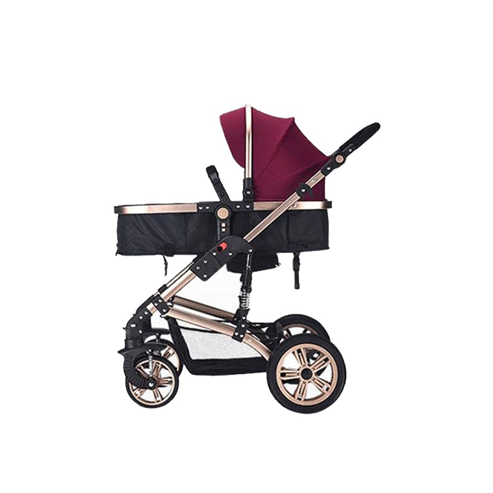 Teknum - 3 in 1 Pram Stroller - Wine