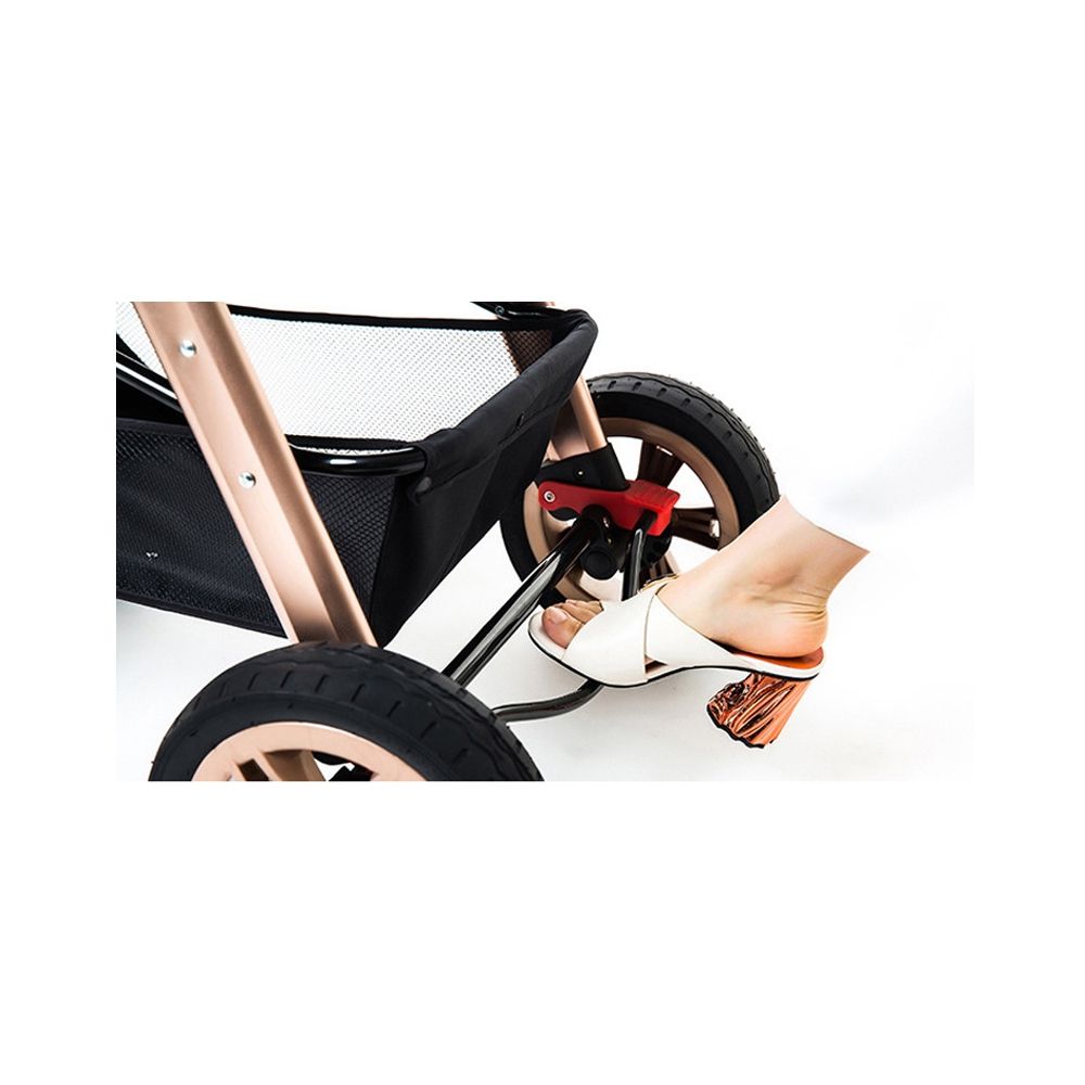 Teknum - 3 in 1 Pram Stroller - Wine