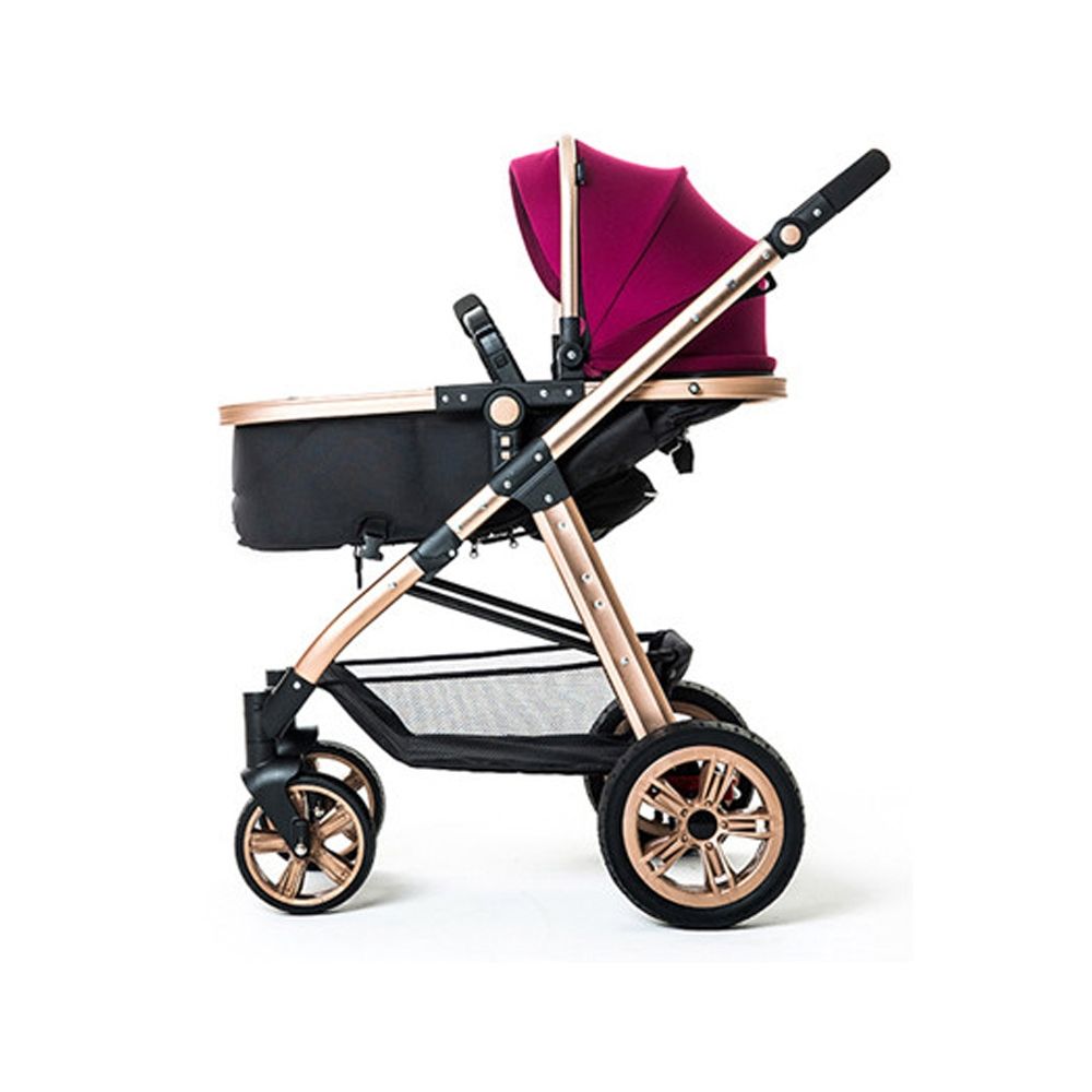 Teknum - 3 in 1 Pram Stroller - Wine