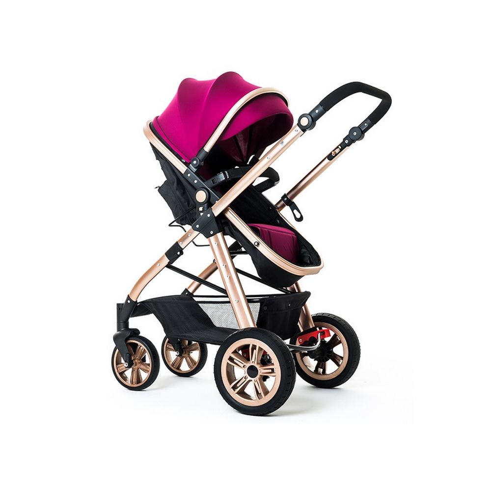 Teknum - 3 in 1 Pram Stroller - Wine