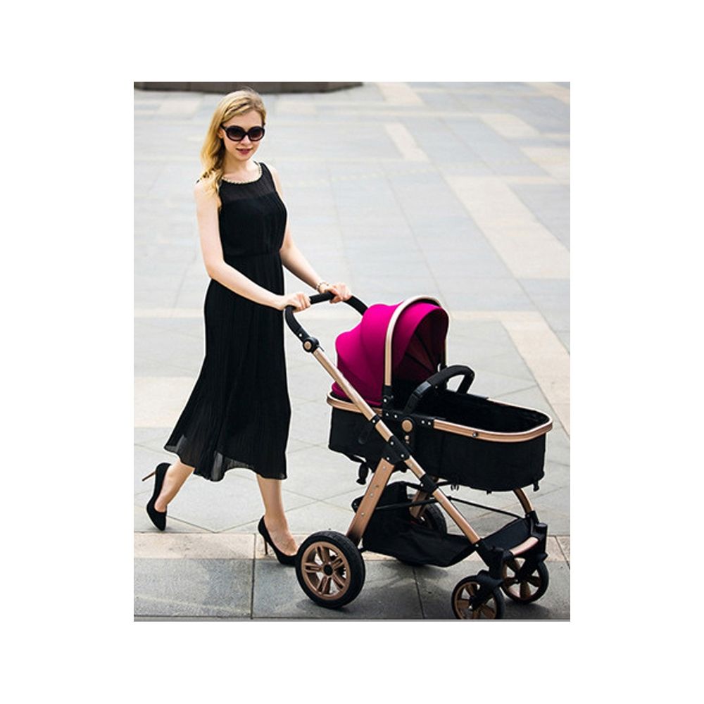 Teknum - 3 in 1 Pram Stroller - Wine