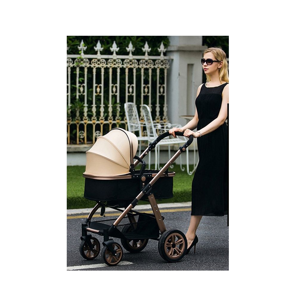 Teknum - 3-in-1 Pram Stroller - Story - Khaki