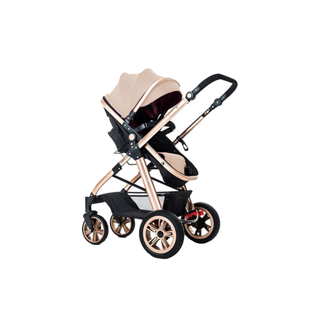 Teknum - 3-in-1 Pram Stroller - Story - Khaki