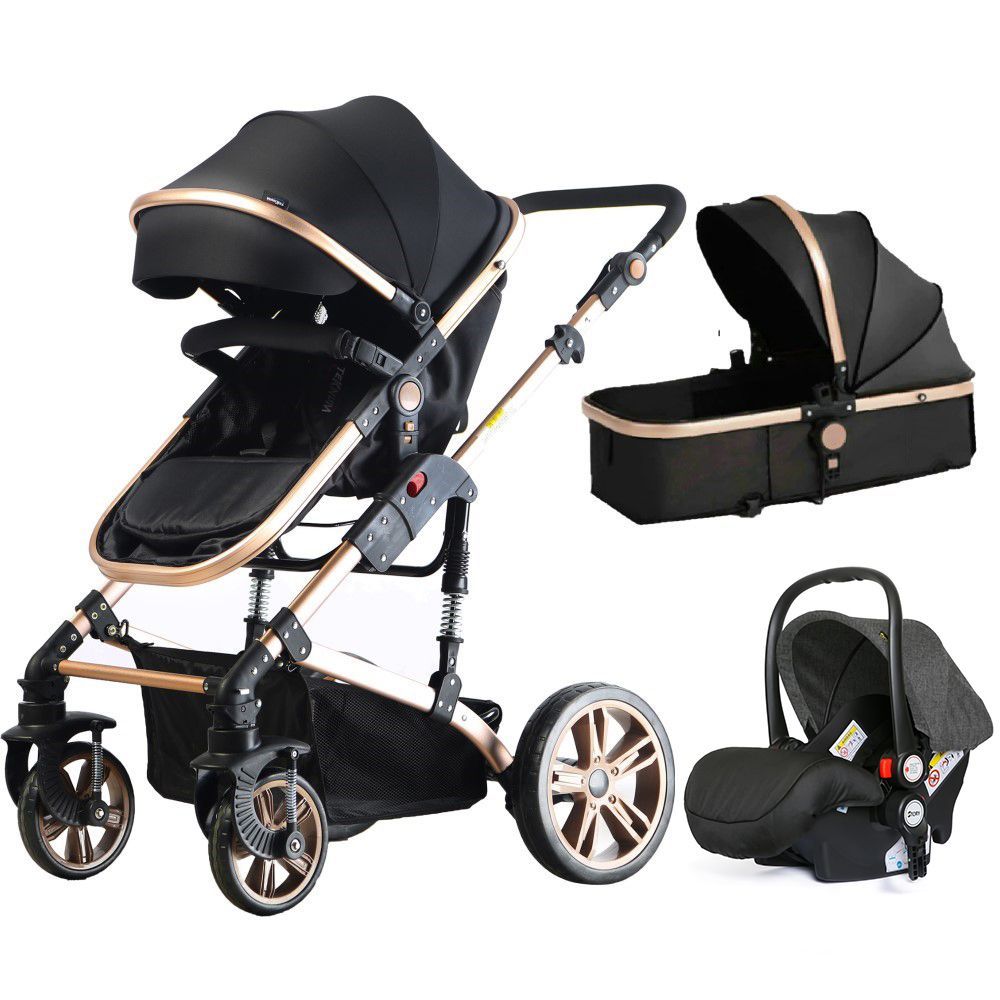 Teknum - 3-in-1 Travel System - Black