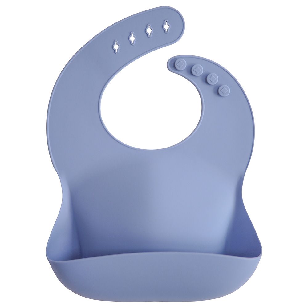 Mushie - Silicone Bib - Powder Blue