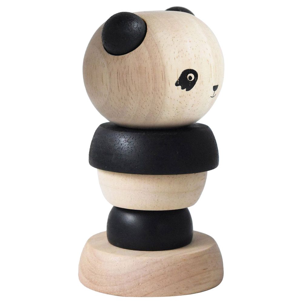 Wee Gallery - Wood Stacker Toy - Panda