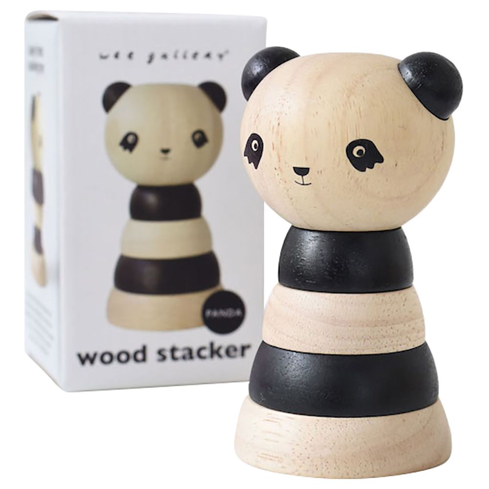 Wee Gallery - Wood Stacker Toy - Panda