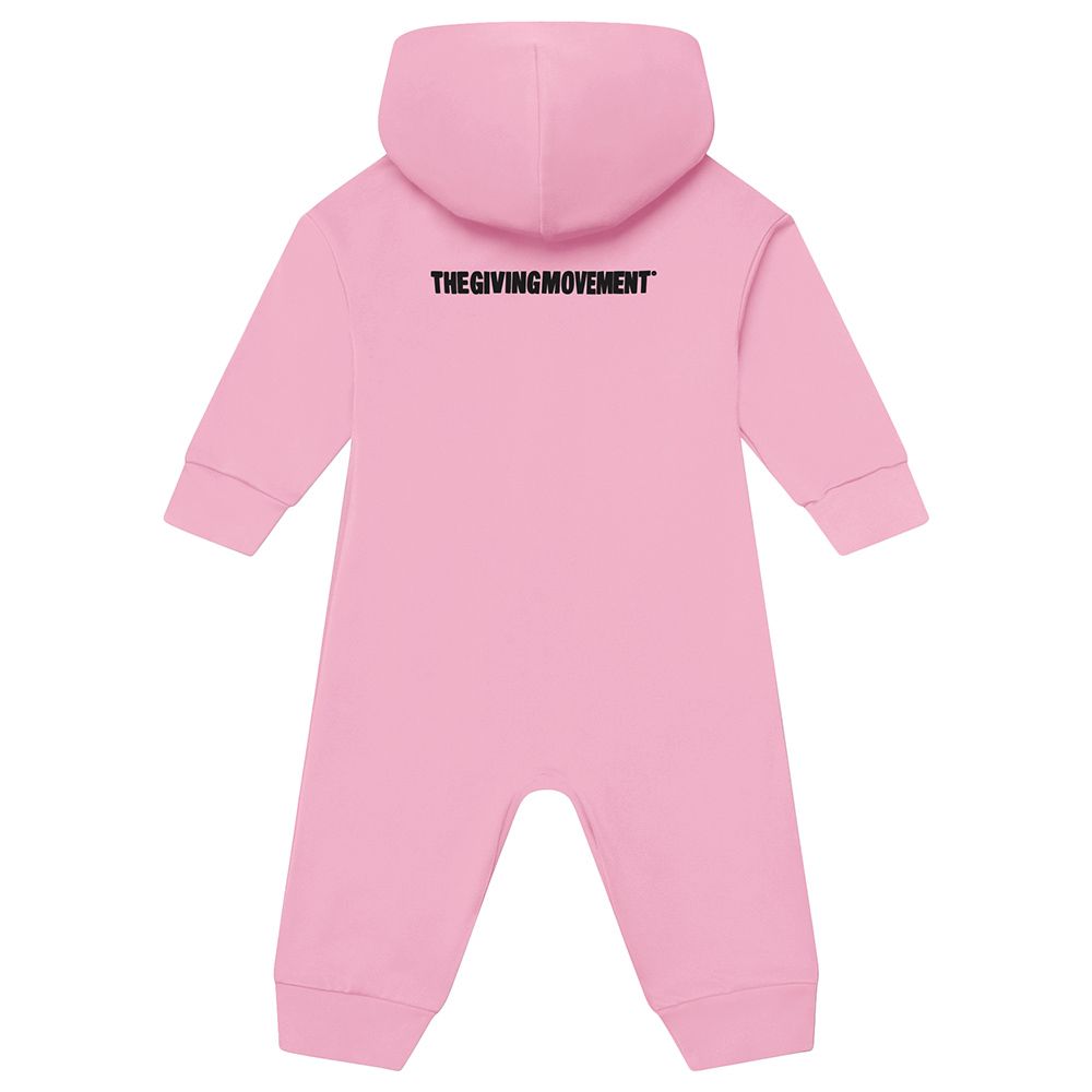 The Giving Movement - Baby Recycled Jumpsuit - Sugar Pastel Pink