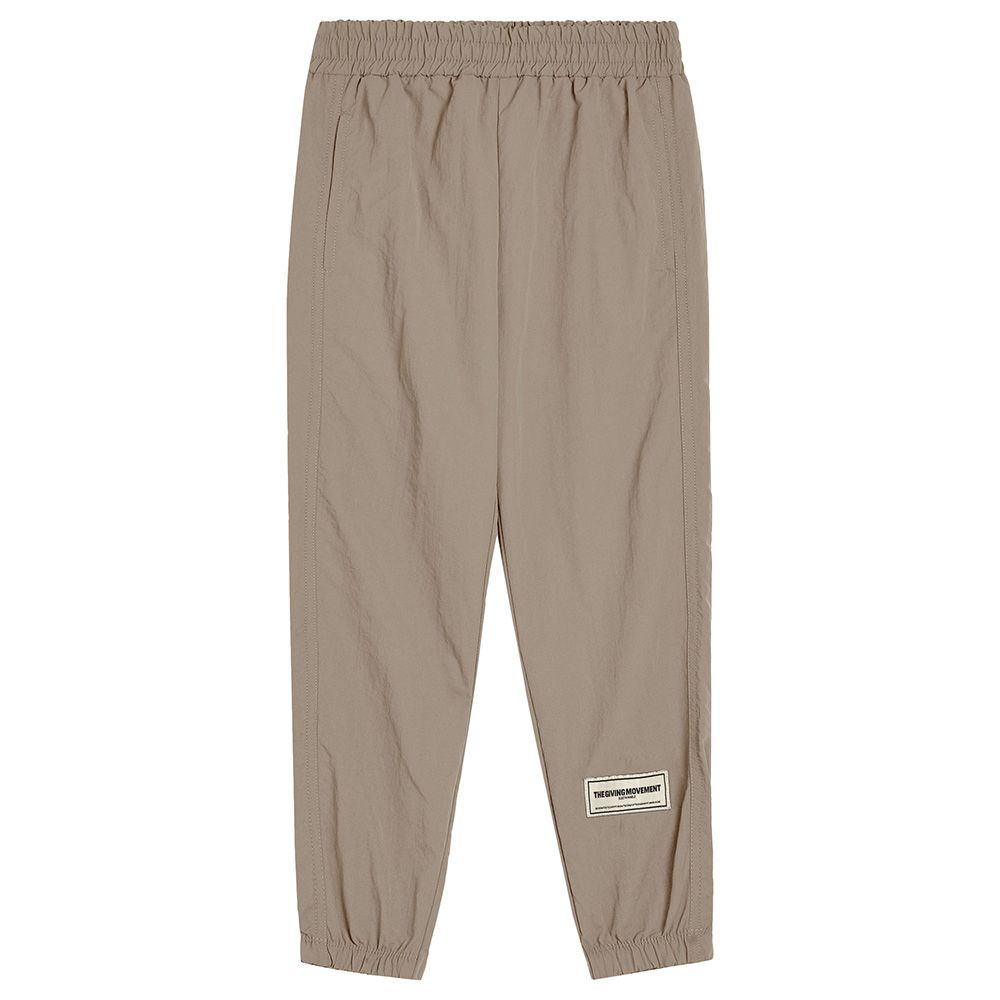 The Giving Movement - Kids Recycled Nylon Joggers - Mushroom