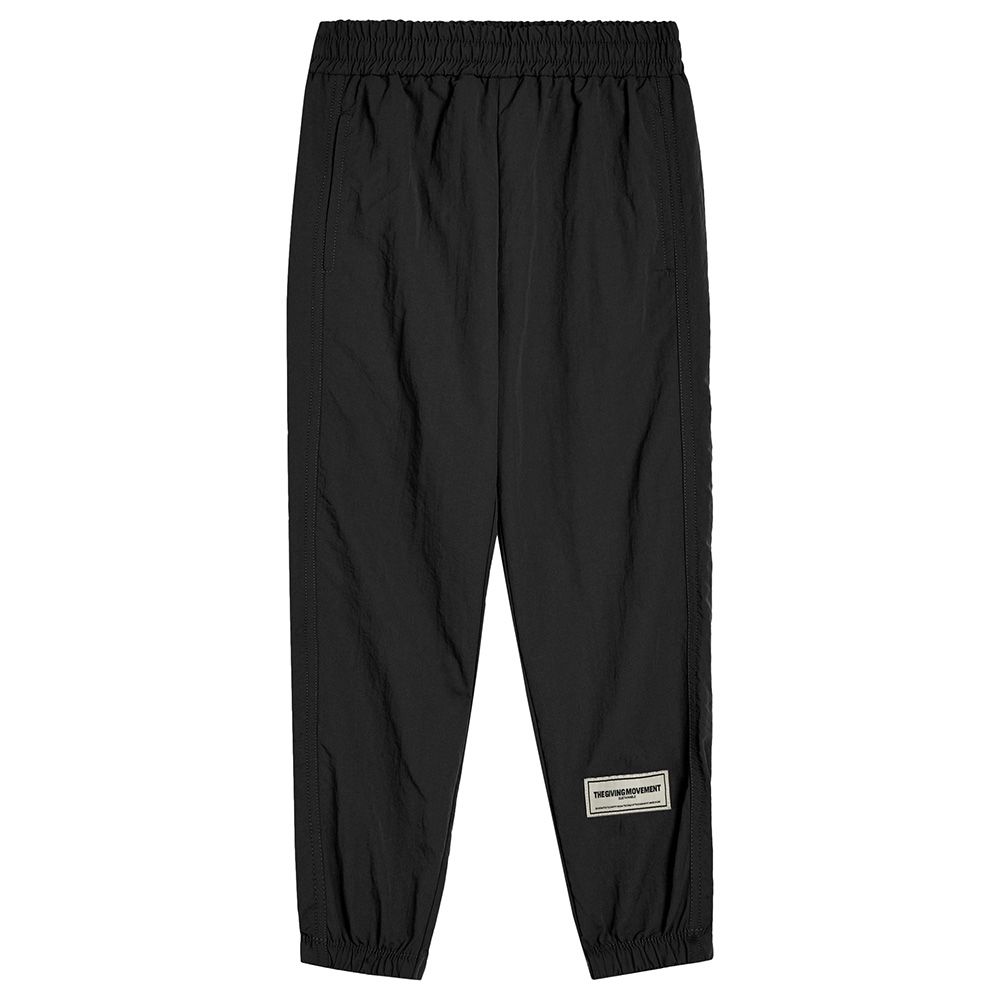 The Giving Movement - Kids Recycled Nylon Joggers - Pitch Black