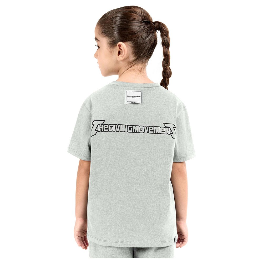 The Giving Movement - Kids Regular Fit T-Shirt - Misty Grey