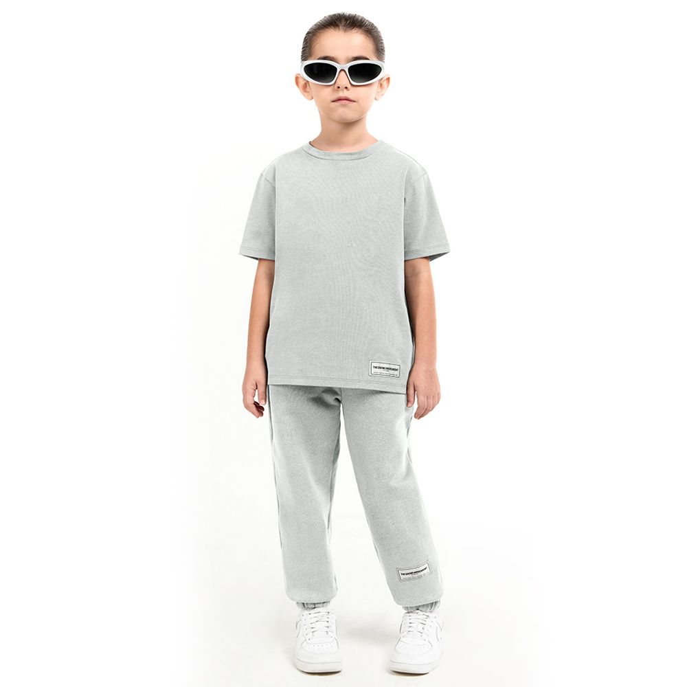 The Giving Movement - Kids Regular Fit T-Shirt - Misty Grey