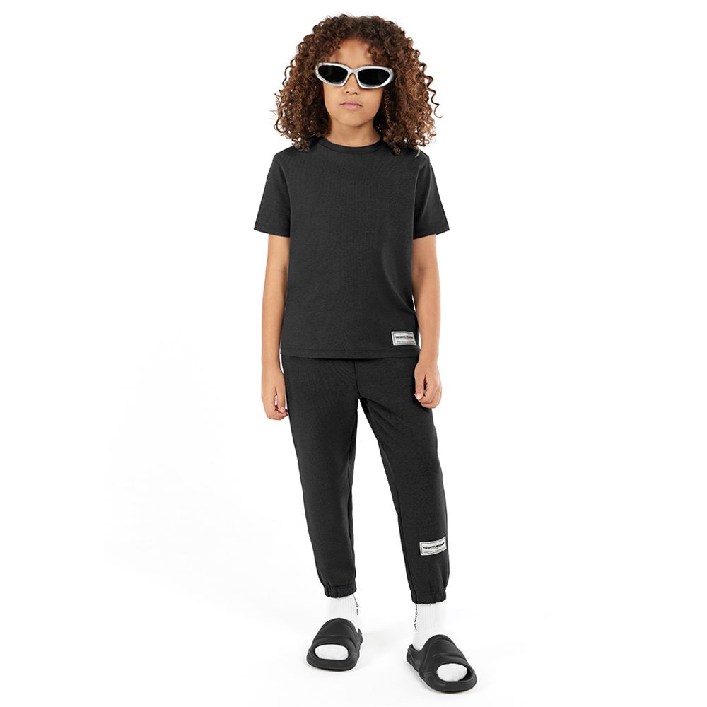 The Giving Movement - Kids Regular Fit T-Shirt - Pitch Black