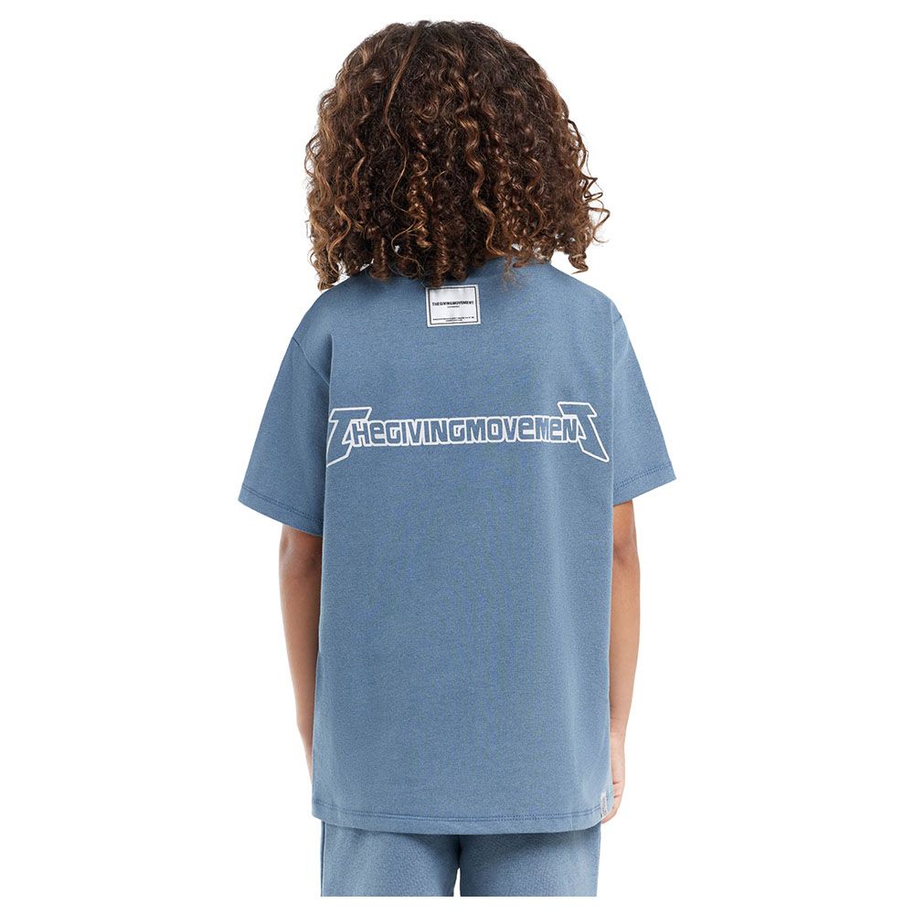 The Giving Movement - Kids Regular Fit T-Shirt - Washed Indigo